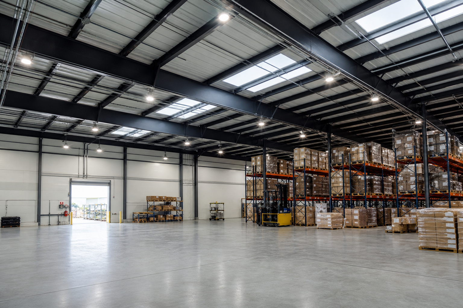 Commercial warehouse lighting